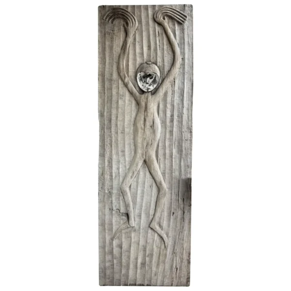 Striking Mentawai Tribal Door Panel Sacred Monkey Carving c. 1900