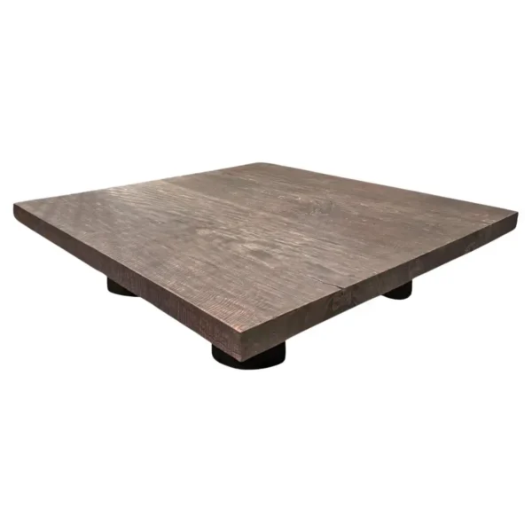 Very Large Suar Wood Sofa Table Espresso Finish Modern Organic
